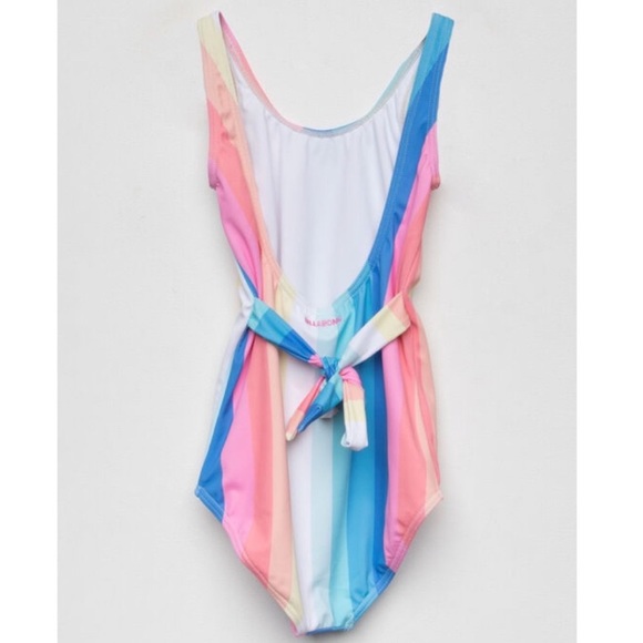 Billabong ๐ Me n You Girlsโ Striped Rainbow Tie Vacation One Piece ๐๐๏ธ - Picture 11 of 12